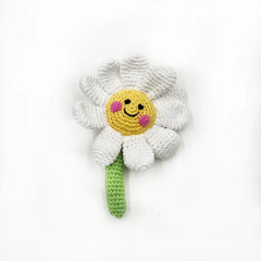 Crochet Toy Handmade Fairtrade Friendly Daisy-White