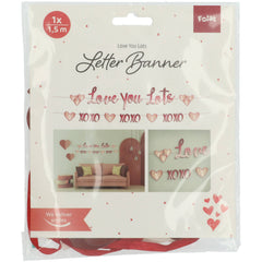 Letter garlands 'Love You Lots' - 2 pieces