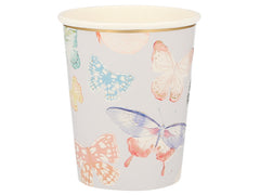 8 Party Cups BUTTERFLY