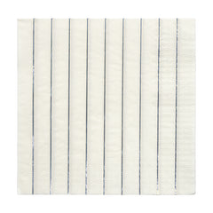 Silver stripe napkins L