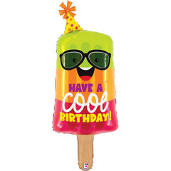 Foil balloon 45″ Cool Birthday Popsicle – Grabo