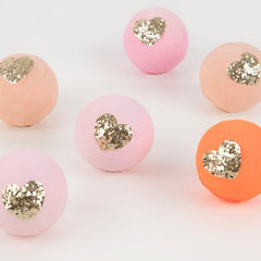 Pink Surprise Balls (x 6)