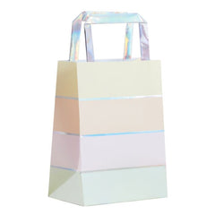 IRIDESCENT AND PASTEL PAPER PARTY BAGS