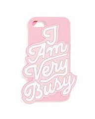 I-phone cover silicone - I am very busy