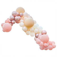 Luxe Peach, Nude And Rose Gold Balloon Arch Kit