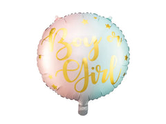 Foil balloon boy or girl, mix