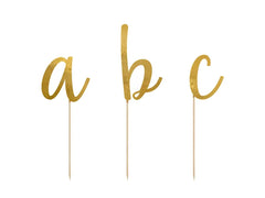 Toppers Alphabet, gold