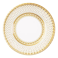 Large Gold Plates - 8 Pack