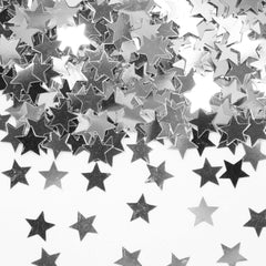 Party Confetti Silver Stars