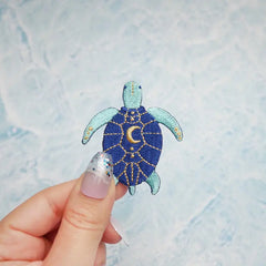 Turtle Iron-On Patch