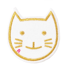 Gold Cat Patch To Heat On or Stick