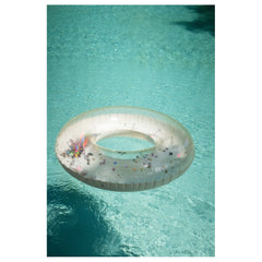 (KS100267) Grande Swim Ring Transparent - Multi Cherry