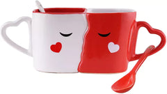 Large Matching Couples Mugs Gift Set, Romantic Present for Special Occasions.