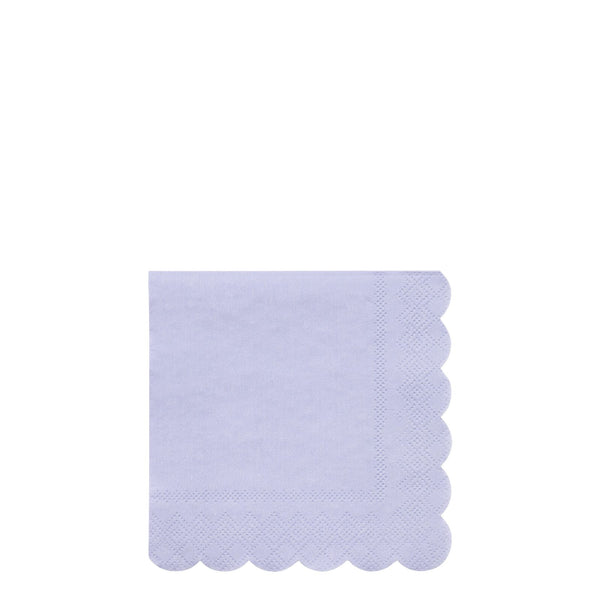 Soft lilac paper napkins S