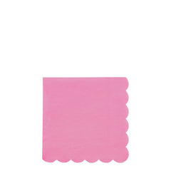 Bubblegum pink paper napkins S