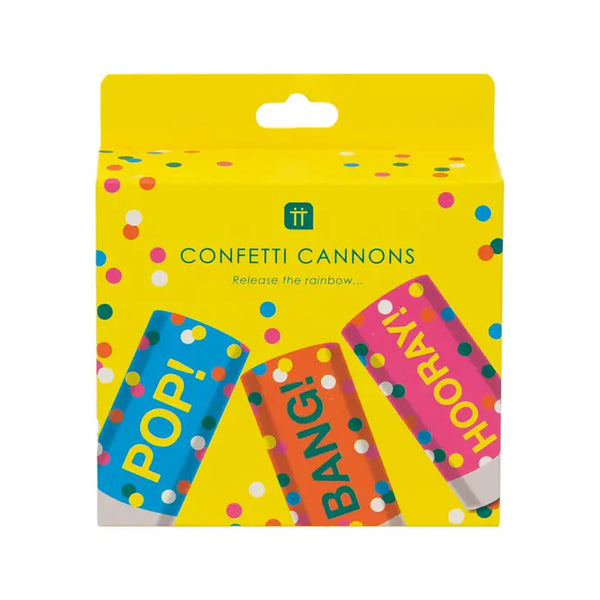 Confetti Cannons For Birthday - 3 Pack