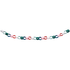 Scalloped Christmas paper chains