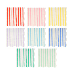 Mixed stripe napkins S