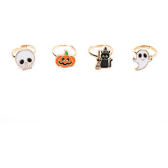 Anneaux d'Halloween Spooky Wooky assortis