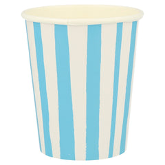 Blue Stripes Cups