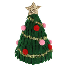 Big Christmas tree hair clip