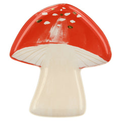 Porcelain mushroom plates