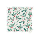 Holly pattern napkins L