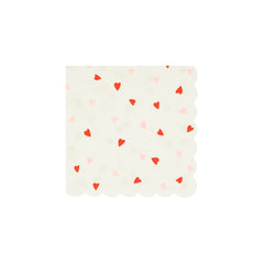 Heart pattern napkins S