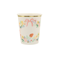 Elegant floral cups