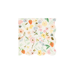 Elegant floral napkins S