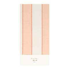 Peach Stripe Tablecloth