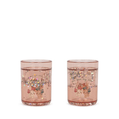 2 Pack Glitter Cups - Bow Kitty