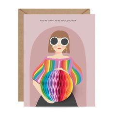 Pop-Up Cool Mom - Pregnancy / Baby / New Mom Card