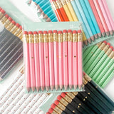 Mini Pencils - Gold Heart/Pink