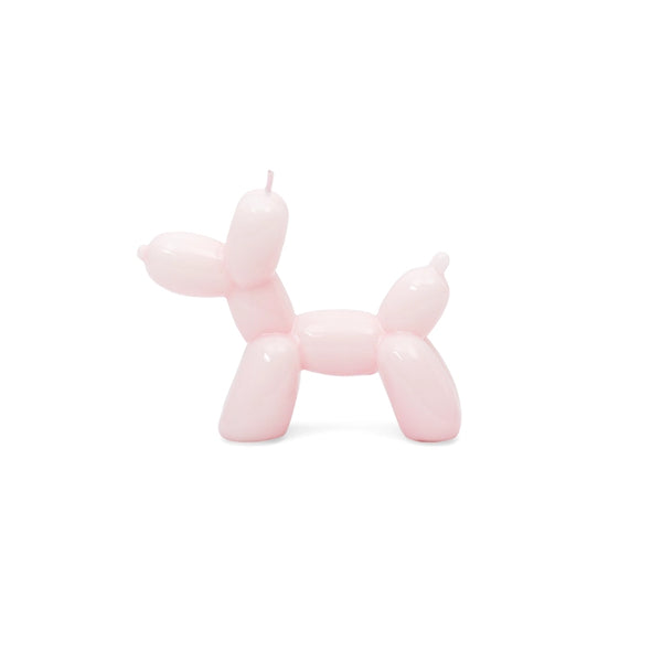 Pink Balloon Dog Candle - Hand Painted Hf
