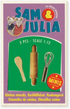 SAM AND JULIA - MINI BOX WITH Kitchen Utensils