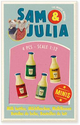 SAM AND JULIA - MINI BOX WITH Milk Bottles