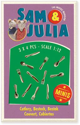 SAM AND JULIA - MINI BOX WITH Cutlery
