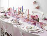 Pink Floral Table Runner Decorations - 1.8m
