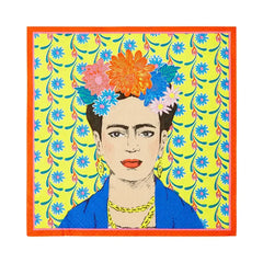 Boho Frida Kahlo Napkins, Summer Party - 20 Pack