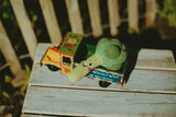 Crochet Toy Handmade Fairtrade Friendly Broccoli Rattle