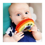 Crochet Toy Handmade Fairtrade Friendly Rainbow Rattle