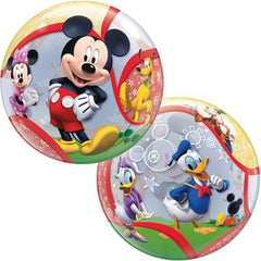 Disney Single Bubble Mickey and His Friends Latex Balloon, 22-Inch