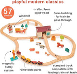 Farmyard Wooden Train Set