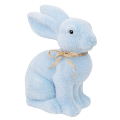 Large Blue Easter Bunny Table Decoration - 25cm