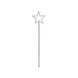 8 magic silver star wands