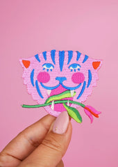 Tiger Pink Limistic Iron-On Patch