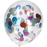 Balloons with coloured Foil Confetti 30 cm - 4 pieces