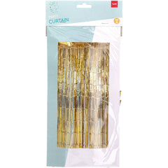 Door Curtain Foil Gold - 2x1 meters