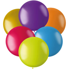 Balloons Color Pop Multi Colors 48cm - 6 pieces